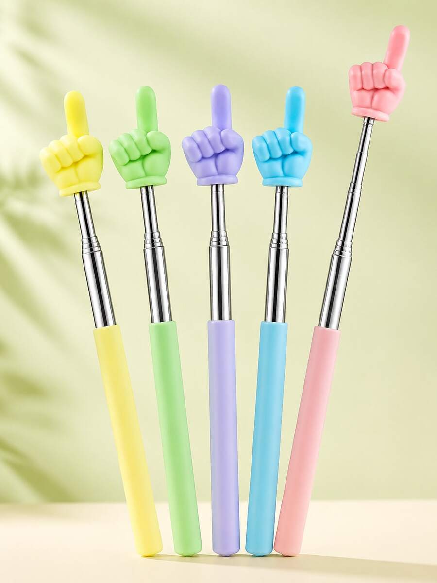 Finger Pointer, A Retractable Teaching Tool, A Foldable Reading Stick For The Index Finger, A Guide For Teachers, And A Home Reading Stick For Classroom Use - A - 查看 1