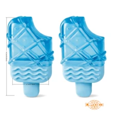 2pcs Summer Cooling Chewable Pet Toys With Water Replenishment And Squeaker - Blue - View 8