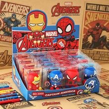 1pc Cartoon Super Hero Figure Pencil Sharpener, Red Spider/Black Spider Silicone Sharpener, Back To School Stationery - Multicolor - View 9