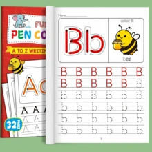 字母描紅練習本 32頁 色標 A-Z 與數字 1-10 大小寫練習 幼兒筆控訓練 早期寫作技巧 - 紅色 - 查看 3