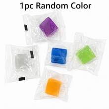 Juguete de escritorio antiestrés con forma de océano transparente, juguete suave y elástico para apretar, juguete de novedad divertido para sostener en la mano, adecuado para reuniones de adultos, escritorio de oficina y uso doméstico - Multicolor - Ver 12