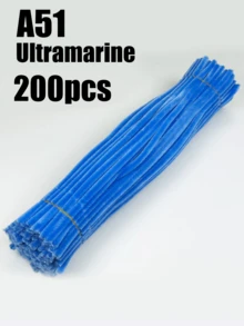 10-400pcs Batang Chenille Pipa DIY Kemasan Massal Dengan Video Tutorial, 60 Warna Batang Chenille Tebal 30cm Berwarna-warni, Batang Kerajinan Plush yang Dapat Dibengkokkan, Cocok untuk Membuat Bunga, Kerajinan Kembali ke Sekolah, Aksesori Rambut Plush dan Dekorasi DIY, Warna Asli Sesuai Gambar - Beberapa - View 71