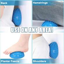 4pcs Half Round Durian Ball PVC Inflatable Half Round Yoga Ball Massage Point Fitness Balance Ball, Multiple Colors Available - 4-pack - View 5