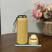 24/Oz/32 Oz Water Bottle Cup Vacuum Water Bottle Drinkware Tumbler Stainless Steel Thermal Mug Original Cold Hot Cup Owal'o - D-Vàng - Xem 2