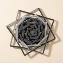 灰色毛根清洁条，200根装，毛根清洁条，长而蓬松，适用于创意DIY艺术手工项目、家居装饰用品、毛根清洁条工艺品，可用于DIY艺术和手工项目、创意礼品和派对装饰，毛根清洁条 - 多色 - 查看 9
