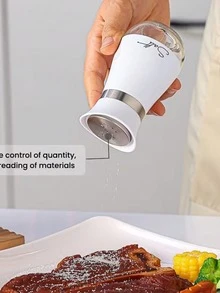 Botellas de condimentos para cocina, frascos de especias de acero inoxidable para barbacoa, saleros y pimenteros y otros dispensadores, recipientes de condimentos ajustables, herramientas de cocina convenientes - Multicolor - Ver 11