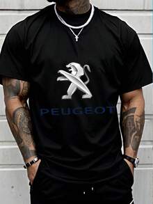 Men T-Shirts - 黑色 - 查看 6