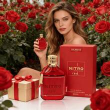 ITSRT Dumout Nitro Red Men's Perfume 3.4oz / 100ml - Long-Lasting Fresh Citrus, Fruity Woody Floral Scent With Masculine Fragrance - Tươi - Xem 3