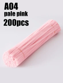 10-400pcs Batang Chenille Pipa DIY Kemasan Massal Dengan Video Tutorial, 60 Warna Batang Chenille Tebal 30cm Berwarna-warni, Batang Kerajinan Plush yang Dapat Dibengkokkan, Cocok untuk Membuat Bunga, Kerajinan Kembali ke Sekolah, Aksesori Rambut Plush dan Dekorasi DIY, Warna Asli Sesuai Gambar - Beberapa - View 25