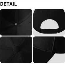 1pc "RESIST SAVE OUR PARKS With Bear Silhouette"Printed  Cap, Adjustable, Travel Cap, Suitable For All Seasons - Black - View 5