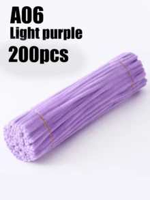 10-400pcs Batang Chenille Pipa DIY Kemasan Massal Dengan Video Tutorial, 60 Warna Batang Chenille Tebal 30cm Berwarna-warni, Batang Kerajinan Plush yang Dapat Dibengkokkan, Cocok untuk Membuat Bunga, Kerajinan Kembali ke Sekolah, Aksesori Rambut Plush dan Dekorasi DIY, Warna Asli Sesuai Gambar - Beberapa - View 65