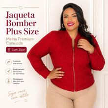 Casual Knit Fabric Zipper Plus Size Holiday Vacation Office Daily Winter - Đỏ - Xem 2