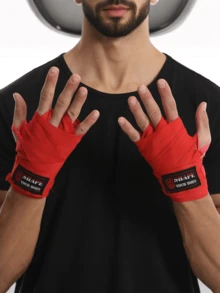 2 chiếc, băng quấn tay đấm bốc 3m/5m, băng quấn cổ tay bằng cotton cho Muay Thai, băng bảo vệ tay cho người lớn nam nữ khi tập Kickboxing Sanda. - Nhiều màu - Xem 3