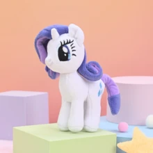 Hasbro 孩之宝官方迷你毛绒包挂饰 - 可爱吊坠钥匙扣（暮光闪闪、云宝黛西等） - 彩色 - 查看 9