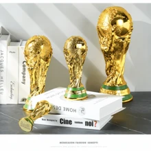 FIFA FIFA 2026年国际足联世界杯奖杯摆件，世界杯纪念雕像，足球迷纪念品，派对礼物，适合世界杯足球爱好者，也是毕业、父亲节和生日的理想礼物。 - 獎盃 - 查看 10