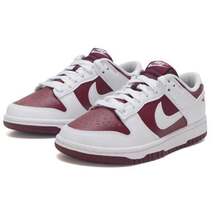 Giày thể thao Nike Dunk Dark Classic Style cổ thấp, mũi tròn, unisex, màu trắng và đỏ. - Trắng và đỏ - Xem 4