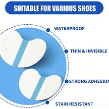 30 pièces/paquet, Protecteur de bout de chaussure imperméable & anti-salissure, Couvre-bout de chaussure anti-rayures invisible - A - Voir 5