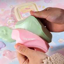 1pc, 4 Dopamine Color Variations - Extra Large Box Dual-Tone Squishy Toy - Extra Soft & Removable, Premium Material, Vibrant Colors, Stress Relief, Holiday/Birthday/Eid Gift, Freebie - Multicolor - View 3
