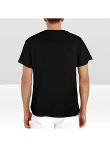 RN LVN Nursing Graduate Gift T-Shirt, Unisex Casual Cotton Crew Neck Outdoor T-Shirt, Men's Summer Short Sleeve, Slightly Stretchy, 100% Cotton, Sizes S-XXXL - 黑色 - 查看 2