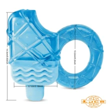 2pcs Summer Cooling Chewable Pet Toys With Water Replenishment And Squeaker - Blue - View 9