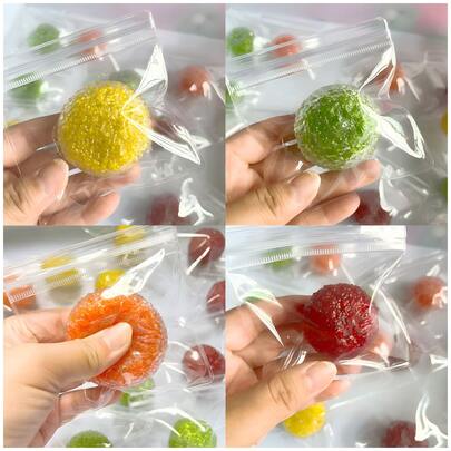 1pc Creative Popping Bead Squeeze Toy, Stress Relief Squishy Pearl Mulberry Bubble Ball Handmade Squeezing Toy - Silicone Squeeze Toy (Random Color Pendant) - Birthday Gift - Ideal Gift - Surprise Gift - Holiday Gift - Couple Gift - Gift - Christmas Gift