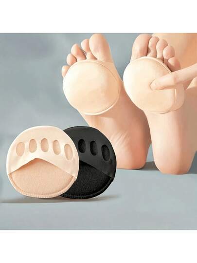 2/4 pares de almohadillas para los dedos de los pies de mujer, adecuadas para tacones altos, cómodas medias plantillas, cuidado de los pies, esenciales para usar tacones altos, plantillas antideslizantes para los dedos de los pies, esenciales para tacones altos de verano.