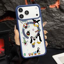マグネット式黄ばみ防止 | 高級感あふれる2in1アクリルマグネット式スマホケース！スタイリッシュで手触りも良く、実用的な保護機能とマグネット式・耐衝撃設計を融合させた、高級感あふれるケースです。 ピングーペンギンケース  11  17e 手机壳  17e 手机壳 家族、恋人、友人、そして子供たちへのプレゼントに最適です。  11 Pro Max/16e/Apple  Air/16 Plus/13 Pro Max/15 Plus/12 Pro/12 Pro Max/14 Plus/11 Pro/15 Pro Max/15/16 Pro Max/16/17e/15 Pro/17/12/ 13 pro/14 Pro Max/14 Pro/17 Pro Max/17 Pro/16 Pro/14/13 - ブルー - チェックする 15