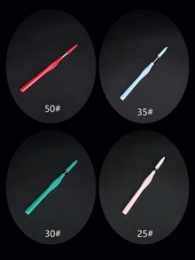 友好型戳戳绣针套装，新款彩色戳戳绣针，带保护帽，可选尺寸：25#、30#、35#、50#，适用于圣诞节和复活节戳戳绣手工艺品、手工礼品和季节性物品。 - 附蓋戳針 - 查看 7