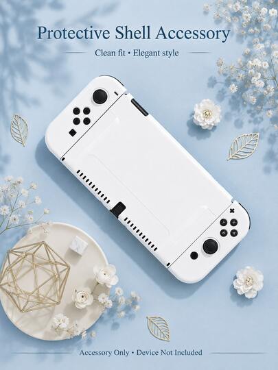 1pc Compatible With Switch NS/NS2/OLED/Lite Protective Case, Extremely Slim Soft Shell Full Coverage Anti-Slip Anti-Scratch Anti-Drop Protective Case, 1:1 Precise Molding, Can Be Charged With Case On, Perfectly Compatible With Ring Fit Adventure Without Disassembly, Comfortable Grip Gaming Console Accessory