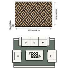 1pc Nordic Modern Classic Geometric Rhombus Pattern Outdoor Rug/Carpet/Area Rug/Doormat, Suitable For Entryway, Balcony, Garden, Outdoor, Patio, Living Room, Soft And Machine Washable, Home Decor - Multicolor 1 - View 17