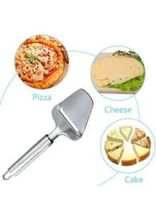 1pc,2pcs Stainless Steel Cheese Grater, Cheese Shovel, Cheese Slicer, Pizza Cutter, Cooking Spatula, Multi-Function Cheese Grater, Kitchen Tool, Cake Baking Spatula, Suitable For Hotel, Restaurant, Kitchen, Western Restaurant, Outdoor Picnic, Suitable For Mother's Day, Star, Moon, Eid, Christmas - Silver - View 11
