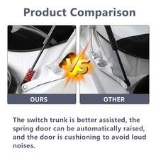 Trunk Assist Springs For . Crafted From High-Tensile Elastic Iron, It Eliminates Stiff Opening & Trunk Slamming Noise, Delivers Automatic Pop-Up. Quick Non-Damage Setup With Basic Hand Tools. - A - View 5