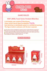 Móc khóa hộp bí mật Miffy Plush chính hãng - Mặt dây chuyền hình thỏ bí ẩn thuộc dòng túi đeo chéo, phụ kiện túi xách dễ thương Kawaii, quà tặng bất ngờ cho người hâm mộ. - Nhiều màu - Xem 11