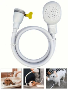 1pc Multi-Function Faucet Extension With Shower Head, Easy To Use, Suitable For Shampoo, Bathtub And Shower Head Adapter, Pet Shower, Pet Cleaning And Grooming Products. Daily Necessities, Bathroom Supplies, Sink Accessories, Home Living, Back To School, Autumn/Winter Style, Holiday Party Decor, Valentine's Day, Thanksgiving, New Year Gift, Gift For Her - Multicolor - View 7