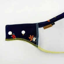 Mũ che đầu dễ thương và cá tính cho thú cưng, mũ bảo vệ tai ngoài trời cho chó có khóa dán, mũ mùa xuân/thu cho chó Poodle và các giống chó nhỏ. - Màu xanh lam - Xem 10