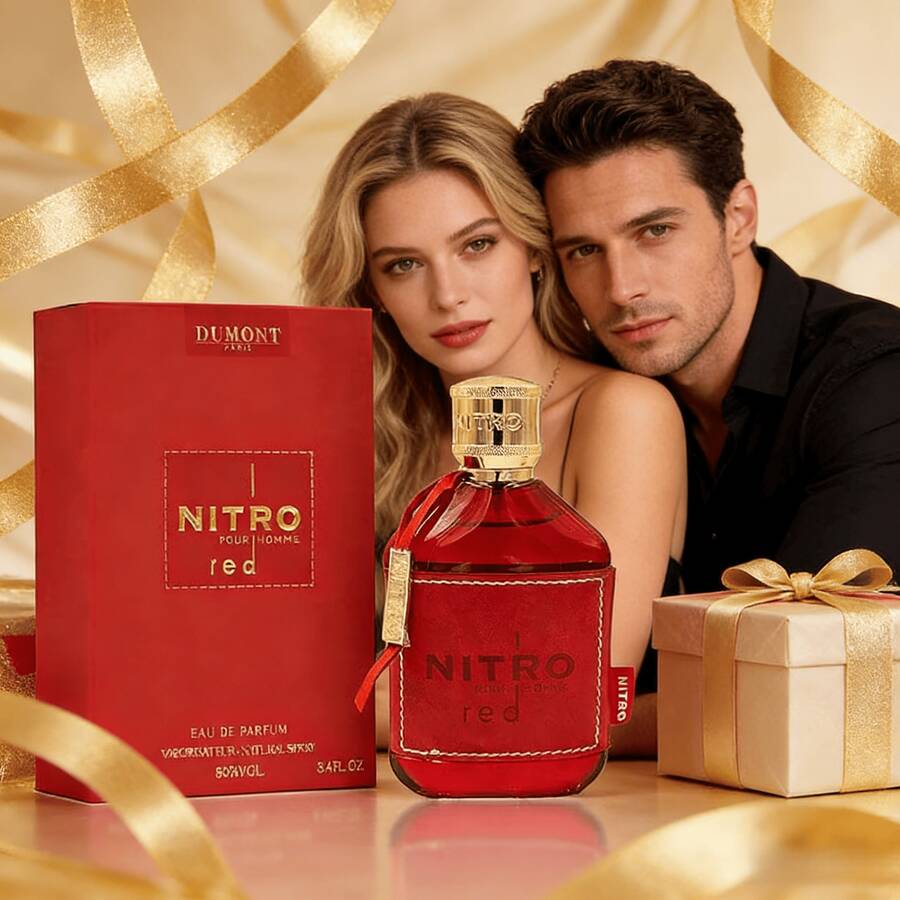 ITSRT Dumout Nitro Red Men's Perfume 3.4oz / 100ml - Long-Lasting Fresh Citrus, Fruity Woody Floral Scent With Masculine Fragrance - Tươi - Xem 1