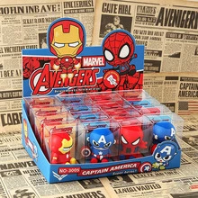 1pc Cartoon Super Hero Figure Pencil Sharpener, Red Spider/Black Spider Silicone Sharpener, Back To School Stationery - Multicolor - View 6