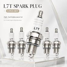 5件套L7T火花塞套装，适用于小型发动机、链锯、割草机和园艺工具维修的简易更换火花塞 - L7T Spark Plug 5pcs - 查看 1