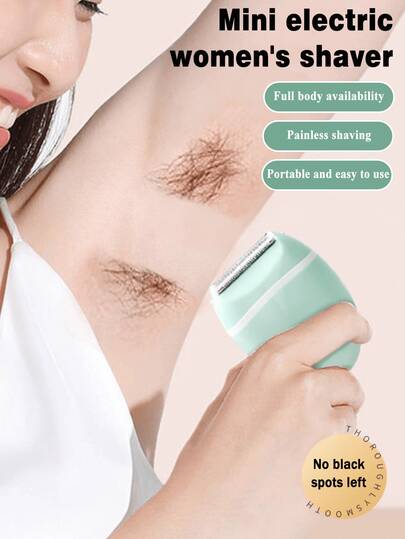 Afeitadora eléctrica para mujeres 3 en 1, herramienta de depilación indolora, recortadora corporal impermeable para rostro, piernas y zona del bikini