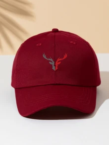 1pc Minimalist Bull Head Print Unisex Baseball Cap, Sun Hat, Outdoor Casual Sports Cap Suitable For Men And Women Daily Commute - Multicolor - View 19