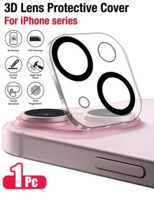 Yezodawee 1 Stück hochauflösender transparenter Kameraobjektiv-Schutzfilm, geeignet für iPhone 17 Pro Max/17 Pro/17/Air/16e/16Pro Max/16Pro, kratzfest, 9H Härte, blasenfreie Montage, inklusive Staubaufkleber, bietet notwendigen Schutz - Transparent - Übersicht 2