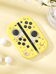 Ayotu 一对月亮、塔罗牌、星星图案的Switch Joy-Con手柄保护套，灵感源自宇宙元素，适用于Switch Joy-Con左右手柄，Switch游戏配件，保护Joy-Con手柄免受损坏，防油防刮，易于安装和拆卸。 - 查看 12