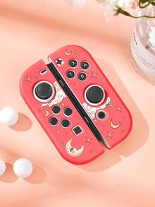 Ayotu 一对月亮、塔罗牌、星星图案的Switch Joy-Con手柄保护套，灵感源自宇宙元素，适用于Switch Joy-Con左右手柄，Switch游戏配件，保护Joy-Con手柄免受损坏，防油防刮，易于安装和拆卸。 - 查看 13