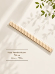 1个可爱猫耳藤条香薰瓶，卡哇伊简约香薰花瓶，粉白家居香氛容器，北欧风桌面置物架卧室浴室装饰，空精油香薰瓶架（不含香薰棒和精油） - Mimi Diffuser Bottle - 查看 9