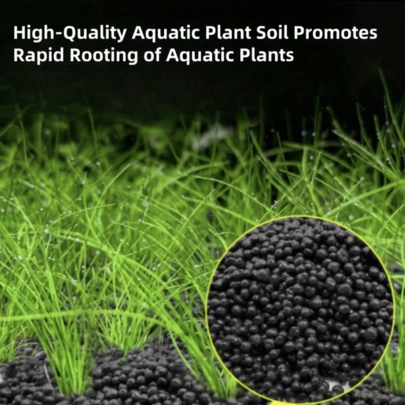 Substrato Nutritivo para Aquário, Decoração de Paisagismo Aquático, Areia de Fundo para Tanque de Plantas Aquáticas, Acessórios de Paisagismo para Tanque de Relva, Produto de Apoio ao Crescimento de Plantas Aquáticas