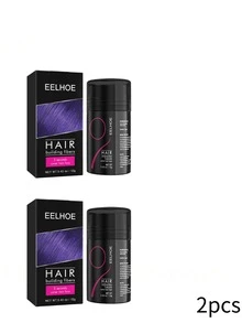 EELHOE Hair Building Fiber Powder, Instant Hairline Shadow & Root Concealer – Fills Bangs & Bald Spots In 5 Seconds, 16H Sweat & Oil Control, Lightweight & Non-Greasy Volumizing Fibers, All Hair Types & Colors, Perfect For Daily Use & Special Occasions - Brown - View 9