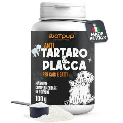 LA.GA Dental Bright - Polvere Magica Igiene Orale per Cani e Gatti | Addio Tartaro e Alito Cattivo | Integratore Naturale Prebiotico 100g
