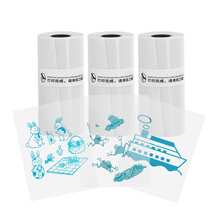 Giấy in nhiệt mini đa năng, cuộn giấy dán tự dính trong suốt 57x25mm, tương thích rộng rãi với nhiều loại máy in ảnh cầm tay và máy dán nhãn tức thời. - Xem 16