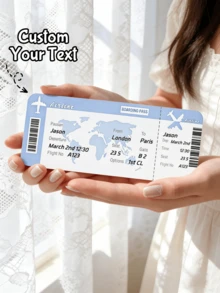 4/8/12 Stücke personalisierte Fluglinien Andenken, mit individuellem Namen, Datum & Ziel, einzigartiges Reisegeschenk für Paar, Jahrestage, Hochzeiten & Geburtstage, romantische Flug-Erinnerungskarte, stilvolle Reise-Souvenirs für ihn/sie/Familie/Freunde, Idee für Hochzeit, Vatertag - Verschiedenfarbig - Übersicht 6
