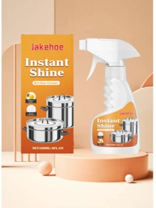 jakehoe 1 Stück/120ml Entfettungsspray Küchen-Schaum-Reinigungsspray, 1 Stück blaues Handtuch, Küchen-Dunstabzugshaube, schwere Ölflecken Reinigung, Fliesen, Herdplatte, Ölflecken auflösen, Multifunktionsreiniger, hartnäckige schwarze Flecken am Topfboden, Brandspuren, schwere Ölflecken, Kochgeschirr-Metallglanz wiederherstellen, dicke Ölflecken schnell auflösen, geeignet für den Hausgebrauch und gewerbliche Nutzung, unverzichtbares Reinigungswerkzeug für Zuhause, Reinigungsprodukt - Liquida - Übersicht 14
